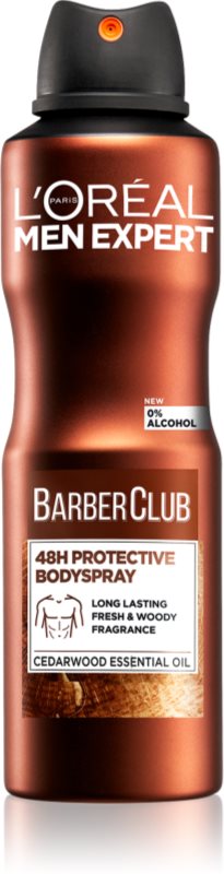 L’Oréal Paris Men Expert Barber Club deodorant spray revigorant pentru barbati 150 ml