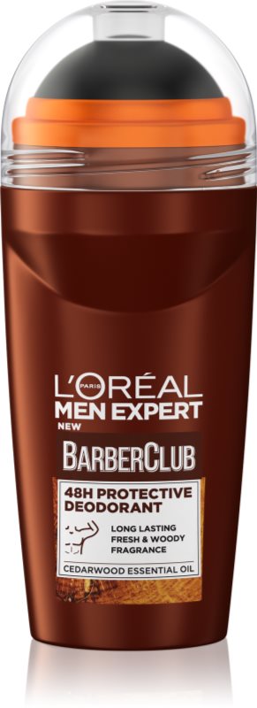 L’Oréal Paris Men Expert Barber Club Deodorant roll-on pentru barbati 50 ml
