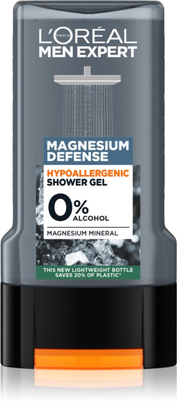 L’Oréal Paris Men Expert Magnesium Defence Gel de dus hipoalergenic. pentru barbati 300 ml