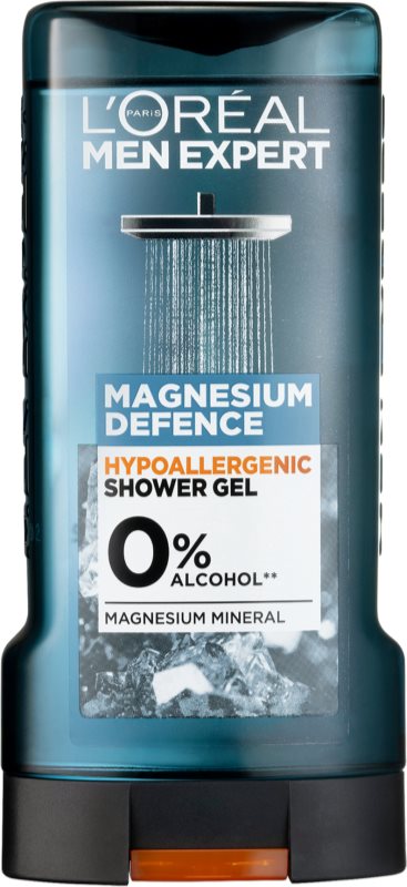 L’Oréal Paris Men Expert Magnesium Defence Gel de dus hipoalergenic. pentru barbati 300 ml