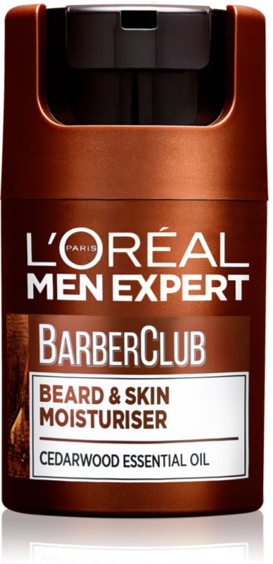 L’Oréal Paris Men Expert Barber Club cremă hidratantă pentru față și barbă pentru bărbați 50 ml