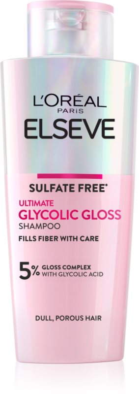 L’Oréal Paris Elseve Glycolic Gloss șampon revitalizant pentru strălucirea părului slab 200 ml