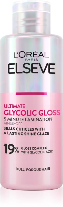 L’Oréal Paris Elseve Glycolic Gloss Masca de par pentru catifelarea si regenerarea parului deteriorat 200 ml