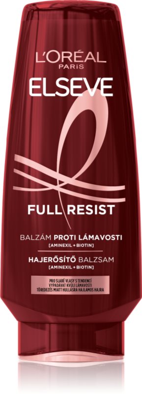 L’Oréal Paris Elseve Full Resist Aminexil balsam fortifiant pentru părul slab cu tendință de cădere