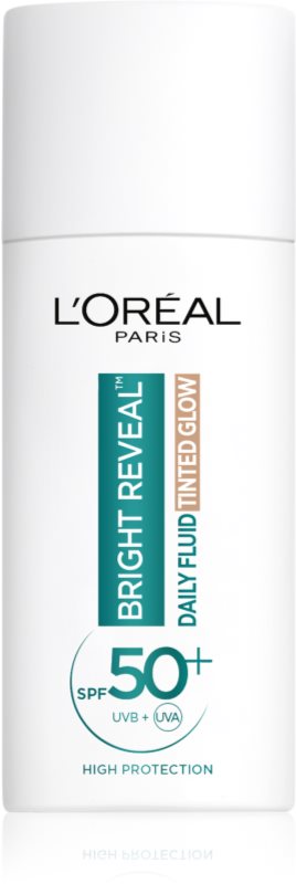 L’Oréal Paris Bright Reveal tonic fluid iluminator impotriva petelor intunecate SPF 50+ 50 ml