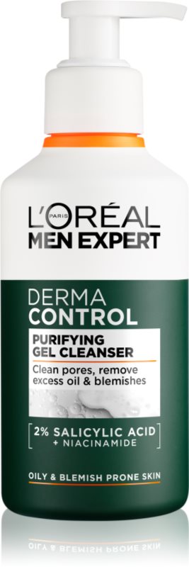 L’Oréal Paris Men Expert Derma Control gel de curățare cu niacinamidă 260 ml