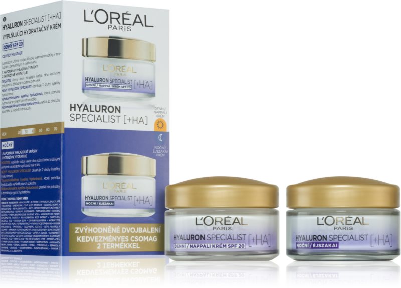 L’Oréal Paris Hyaluron Specialist set ziua și noaptea