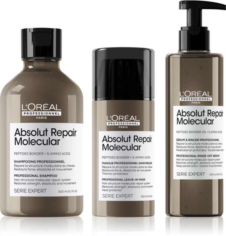 L’Oréal Professionnel Serie Expert Absolut Repair Molecular ambalaj economic pentru par deteriorat