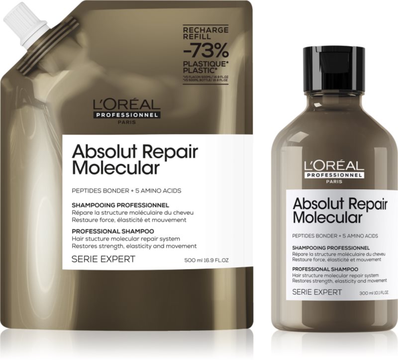 L’Oréal Professionnel Serie Expert Absolut Repair Molecular ambalaj economic pentru par deteriorat
