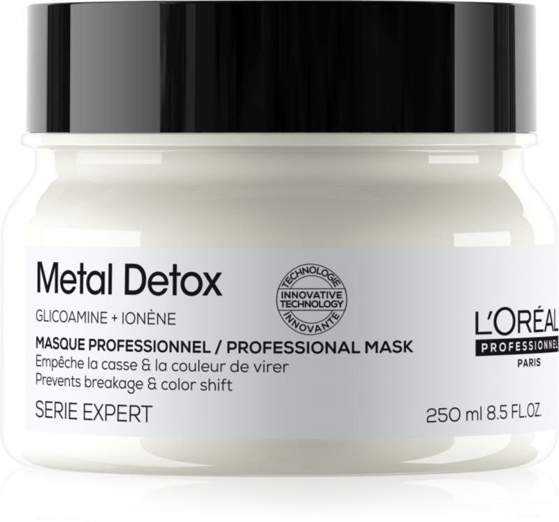 L’Oréal Professionnel Serie Expert Metal Detox mască hrănitoare profundă pentru par vopsit si deteriorat