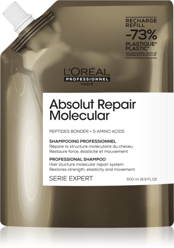 L’Oréal Professionnel Serie Expert Absolut Repair Molecular șampon fortifiant pentru păr deteriorat