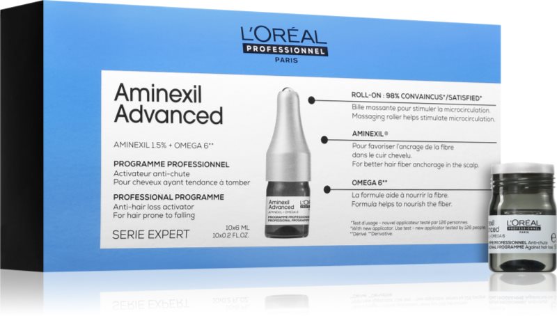 L’Oréal Professionnel Serie Expert Aminexil Advanced fiolă pentru întărirea și creșterea părului
