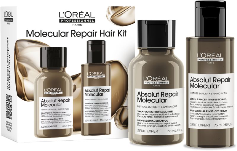 L’Oréal Professionnel Serie Expert Absolut Repair Molecular set cadou pentru par deteriorat