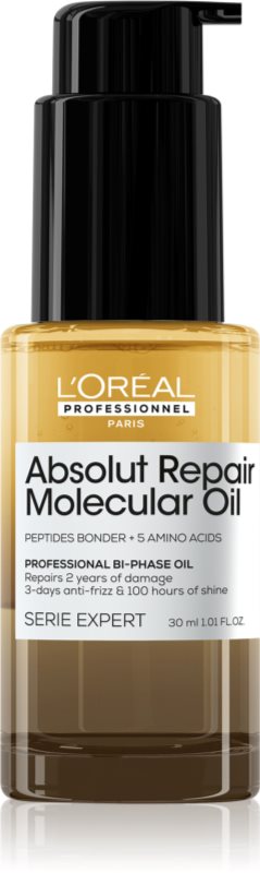 L’Oréal Professionnel Serie Expert Absolut Repair Molecular Ulei nutritiv pentru păr pentru par deteriorat