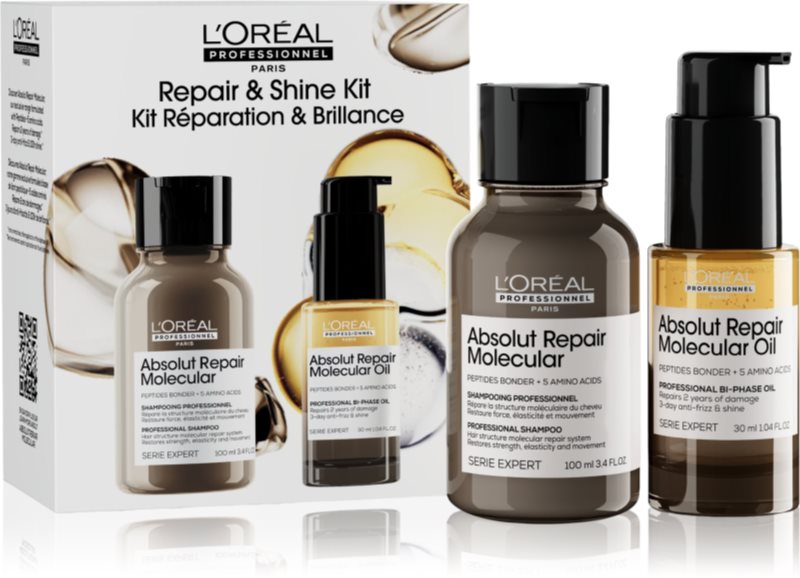 L’Oréal Professionnel Serie Expert Absolut Repair Molecular set cadou pentru par deteriorat