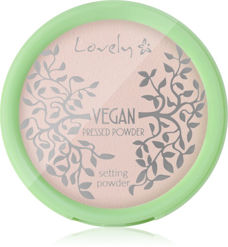 Lovely Vegan Pressed Powder pudră transparentă compactă 8 g