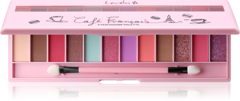 Lovely Café Francais paleta farduri de ochi 12 g