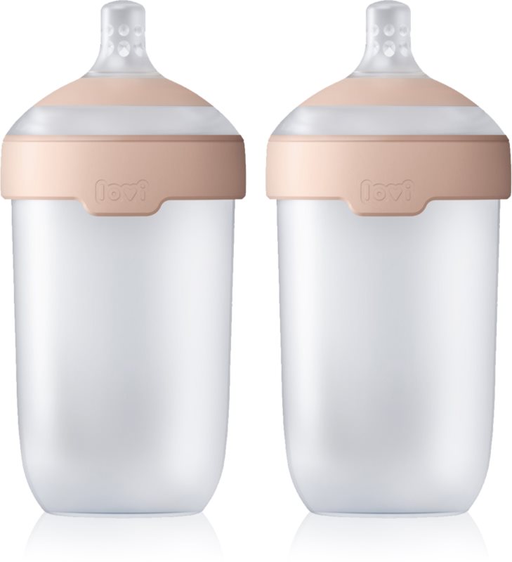 LOVI Mammafeel Bottle 250ml biberon pentru sugari 3 m+ 2x250 ml