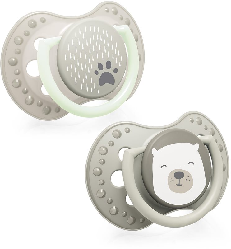 LOVI Buddy Bear suzetă 6-18 m 2 buc