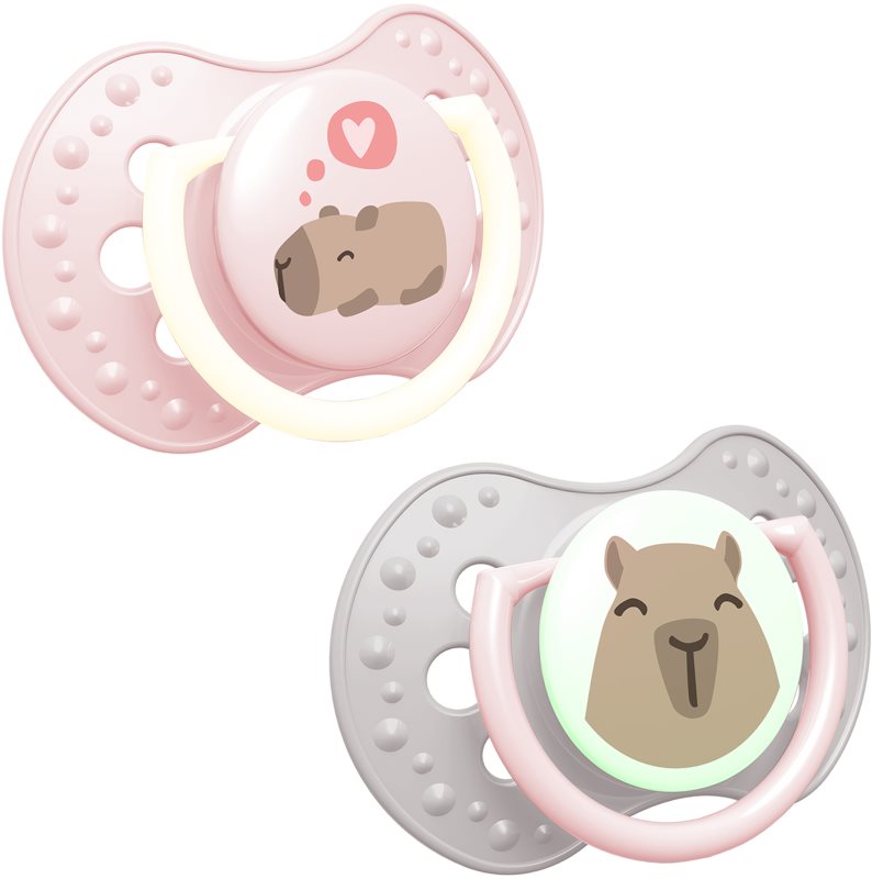 LOVI CAPICHILL 0-6m suzetă Girl 2 buc