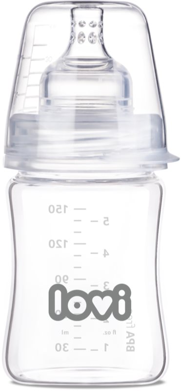 LOVI Glass biberon de sticlă