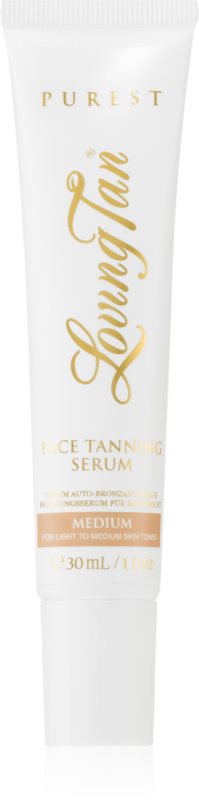 Loving Tan Purest ser autobronzant pentru fata culoare Medium 30 ml