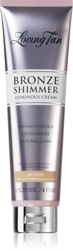 Loving Tan Bronze Shimmer crema autobronzanta culoare Ultra Dark 120 ml