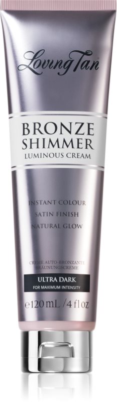 Loving Tan Bronze Shimmer crema autobronzanta culoare Ultra Dark 120 ml