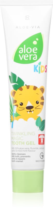 LR Aloe Vera Twinkling Magic pasta de dinti pentru copii cu aloe vera 50 ml