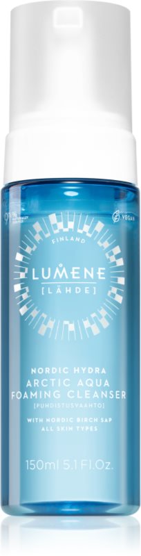 Lumene Nordic Hydra [LÄHDE] Arctic Aqua spuma de curatat pentru toate tipurile de ten 150 ml