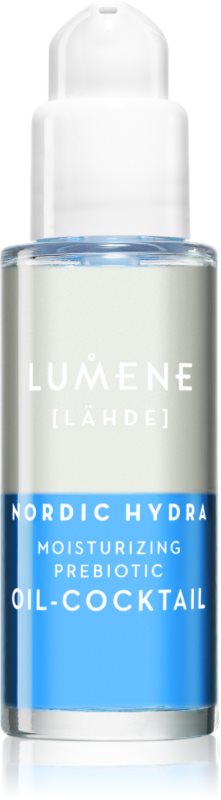 Lumene Nordic Hydra [LÄHDE] Moisturizing Prebiotic Oil-Cocktail ser bifazic pentru pielea uscata si deshidratata 30 ml