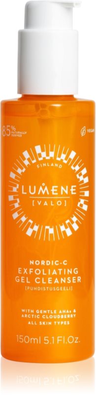 Lumene Nordic-C [VALO] Gel de curatare delicat cu efect de exfoliere 150 ml