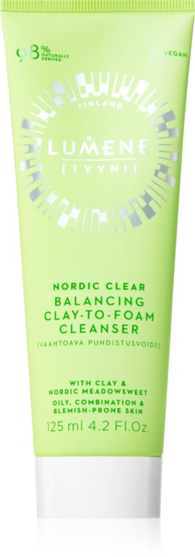 Lumene Nordic Clear [TYYNI] spuma de curatare pentru ten gras si problematic 125 ml
