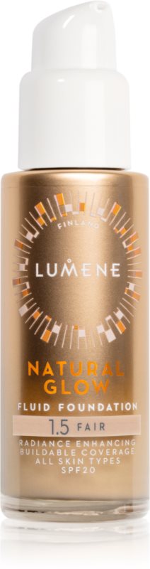 Lumene Natural Glow machiaj de stralucire pentru un look natural SPF 20