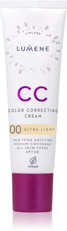 Lumene CC Color Correcting Cream Crema CC pentru un ten uniform SPF 20
