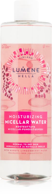 Lumene Moisturizing [HELLÄ] apa cu particule micele pentru ten normal spre uscat 400 ml