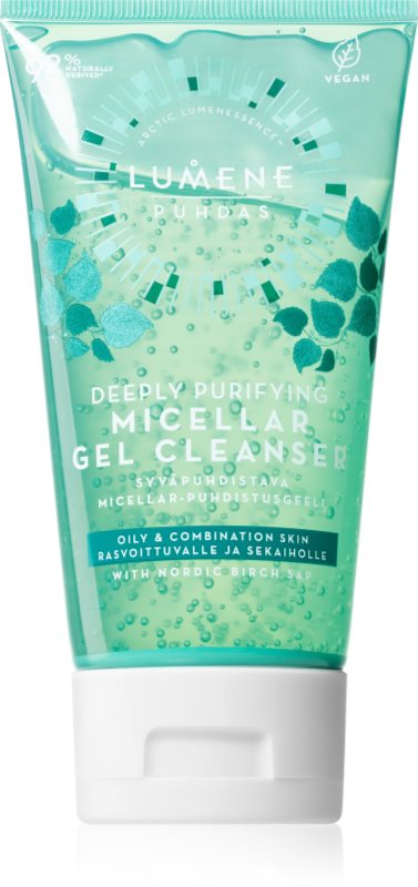 Lumene Deeply Purifying [PUHDAS] gel de curatare micelar pentru ten gras și mixt 150 ml