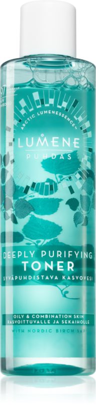 Lumene Deeply Purifying [PUHDAS] tonic reglator al sebumului ce minimizeaza porii 200 ml