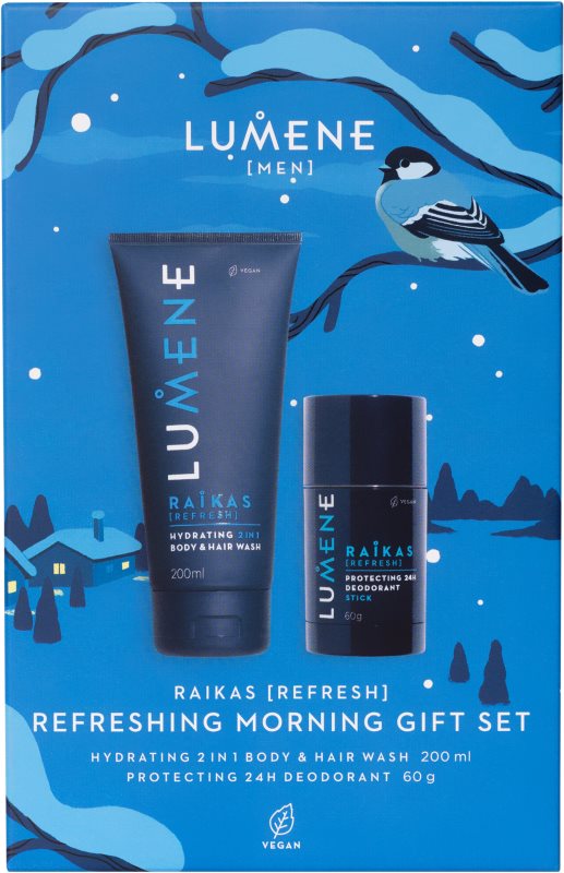 Lumene Men Raikas [Refresh] set cadou pentru barbati