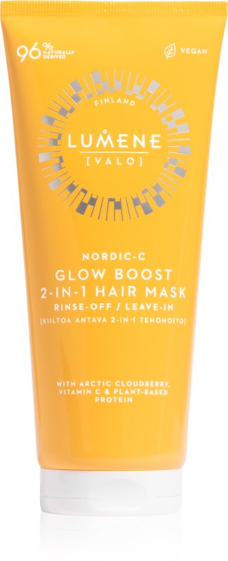 Lumene Nordic-C [VALO] Glow Boost masca iluminatoare pentru păr 200 ml