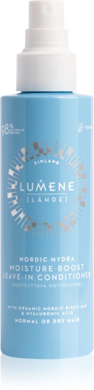 Lumene Nordic Hydra [LÄHDE] Moisture Boost conditioner Spray Leave-in cu efect de hidratare 150 ml