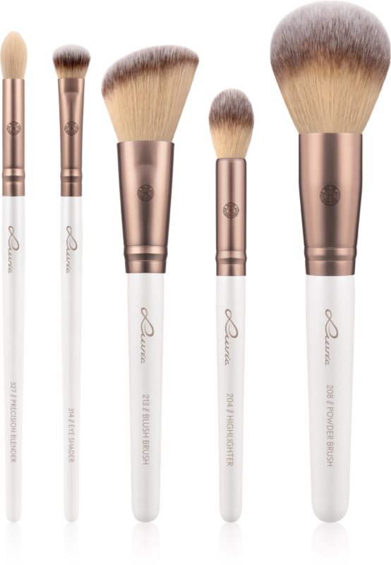 Luvia Cosmetics Daily Essentials set de pensule cu husă Prime Vegan