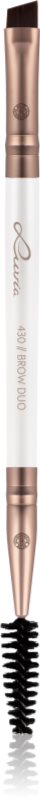Luvia Cosmetics Elegance Brow Duo perie de sprâncene cu două capete 430 1 buc