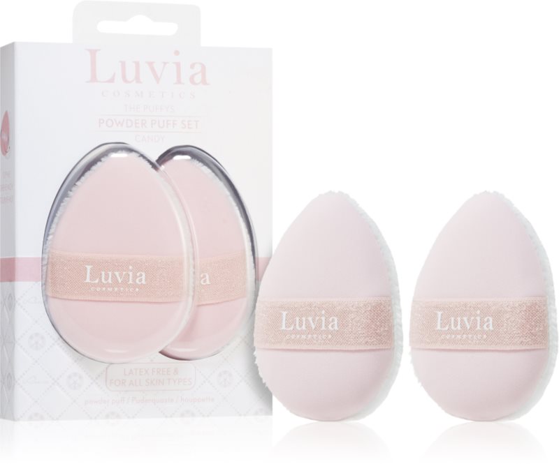 Luvia Cosmetics The Puffys Powder Puff Set puf pentru pudra Candy 2 buc