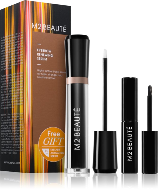 M2 Beauté Eyebrow Renewing Serum set cadou