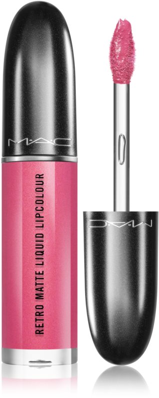 MAC Cosmetics Retro Matte Liquid Lipcolour ruj mat cu efect metalic