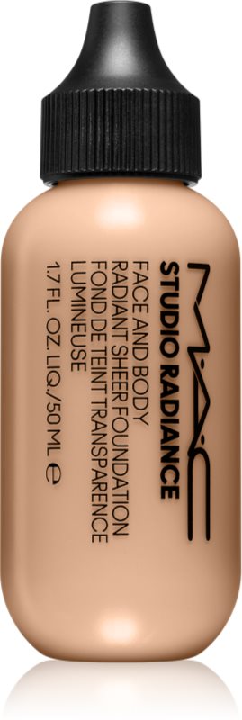 MAC Cosmetics Studio Radiance Face and Body Radiant Sheer Foundation machiaj cu acoperire ușoară pentru față și corp