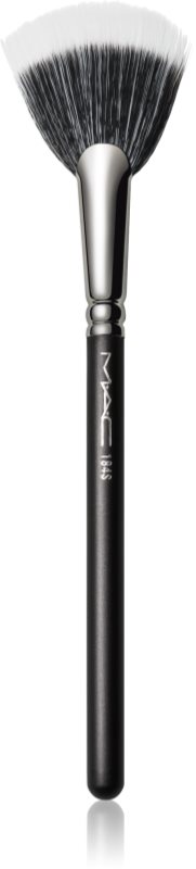 MAC Cosmetics Brush 184S Duo Fibre Fan pensula plata pentru machiaj 1 buc