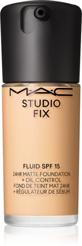 MAC Cosmetics Studio Fix Fluid SPF 15 24HR Matte Foundation + Oil Control machiaj cu efect matifiant SPF 15