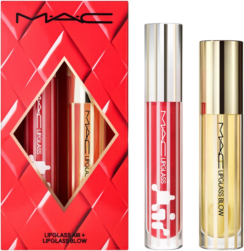 MAC Cosmetics Set Blowing Air Kisses Glossy Lip Duo set cadou de buze